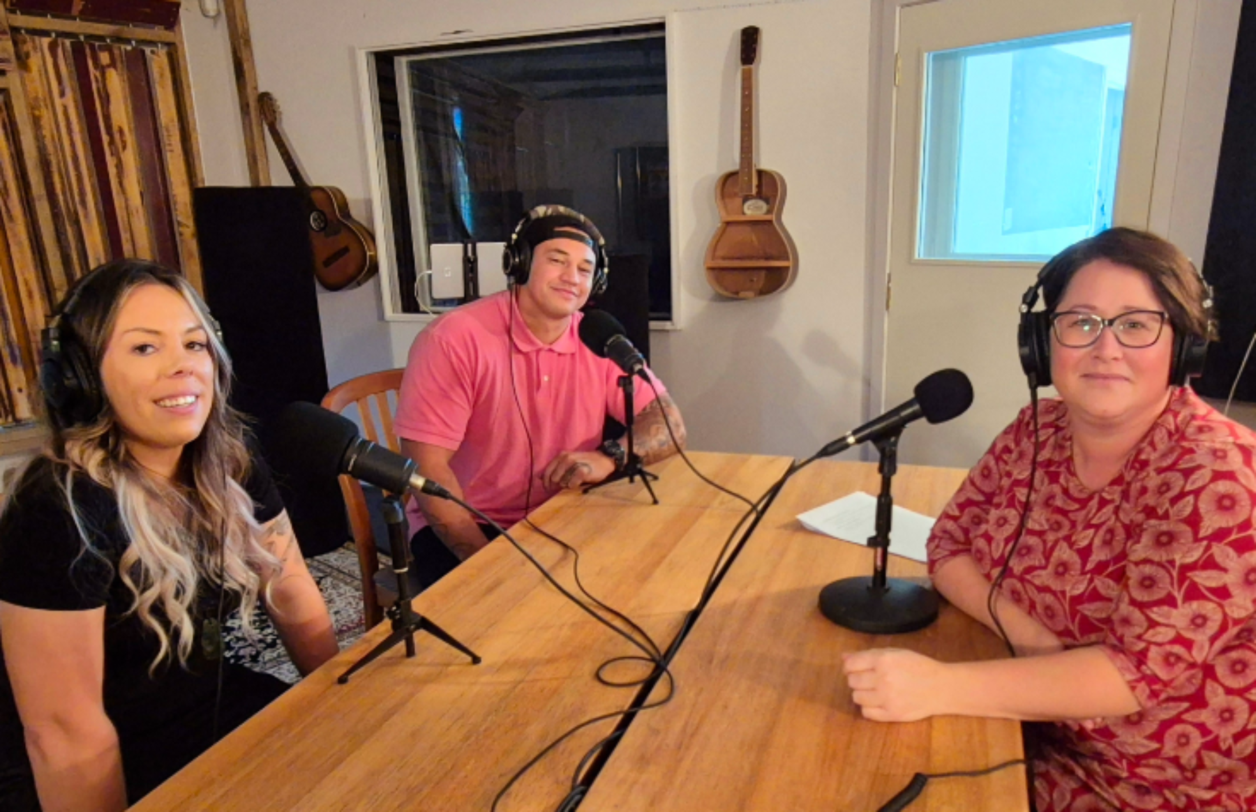 Izzy Young, James Huata, and Alexia Black